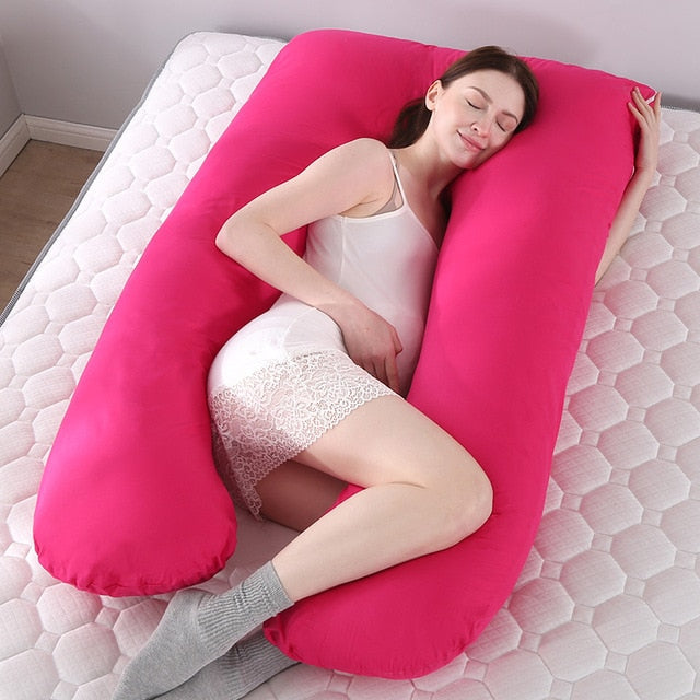 ''U'' Shaped Removable Pregnancy Full Body Maternity Pillow-UlGadget