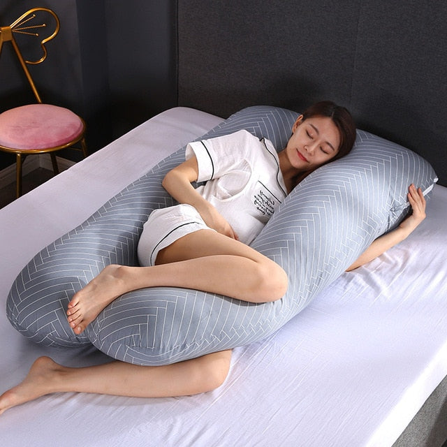 ''U'' Shaped Removable Pregnancy Full Body Maternity Pillow-UlGadget