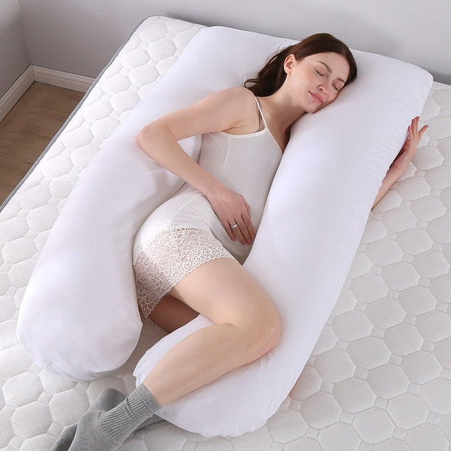 ''U'' Shaped Removable Pregnancy Full Body Maternity Pillow-UlGadget