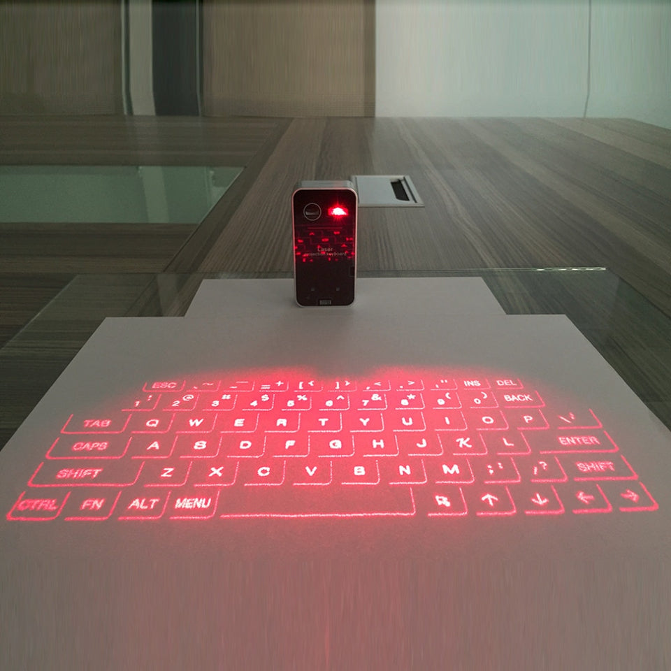 Smart Laser Projection Bluetooth Wireless Virtual Cellphone Tablet Keyboard-UlGadget