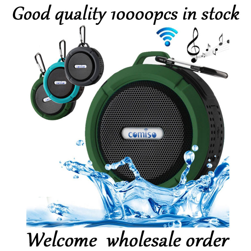 Mini Portable Waterproof Shower Bluetooth Speaker with Loud Stereo Sound-UlGadget