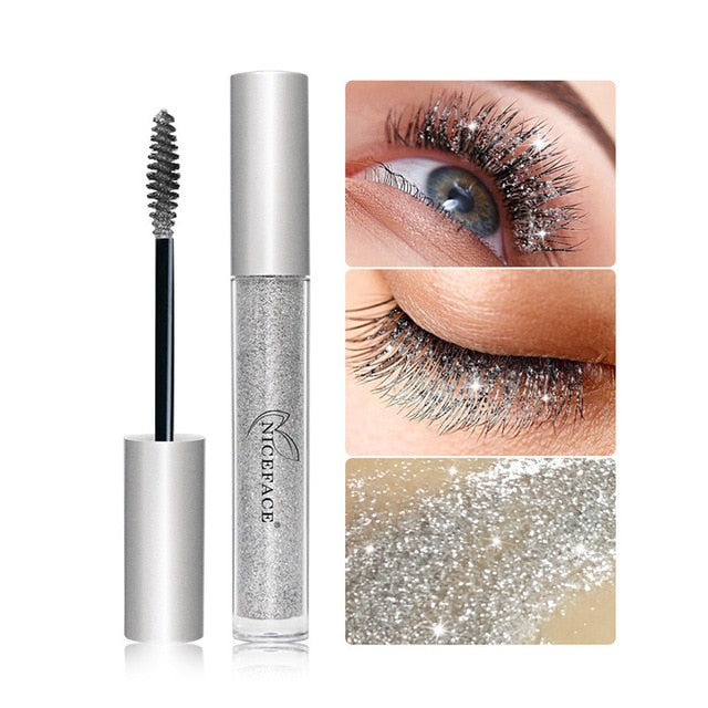 Makeup Professional Sparkling Shiny Waterproof Diamond Mascara Eyelash Extension-UlGadget