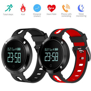 Waterproof Smart Fitness Bracelet Tracker and Heart Rate Blood Pressure Monitor-UlGadget