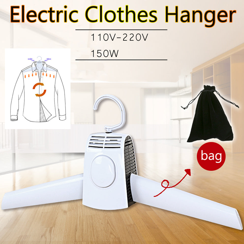 Portable Clothes Hangers US Plug 110-240V Electric Clothes Drying Rack For Winter Home Travel-UlGadget