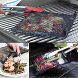 Non-Stick Mesh Grilling Bags PTFE Toaster Oven Bags Barbecue Pockets Sheets-UlGadget