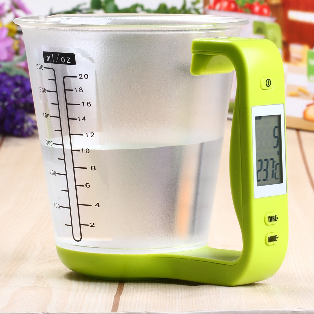 Digital Electronic Measuring Cup Kitchen Scale with LCD Display-UlGadget