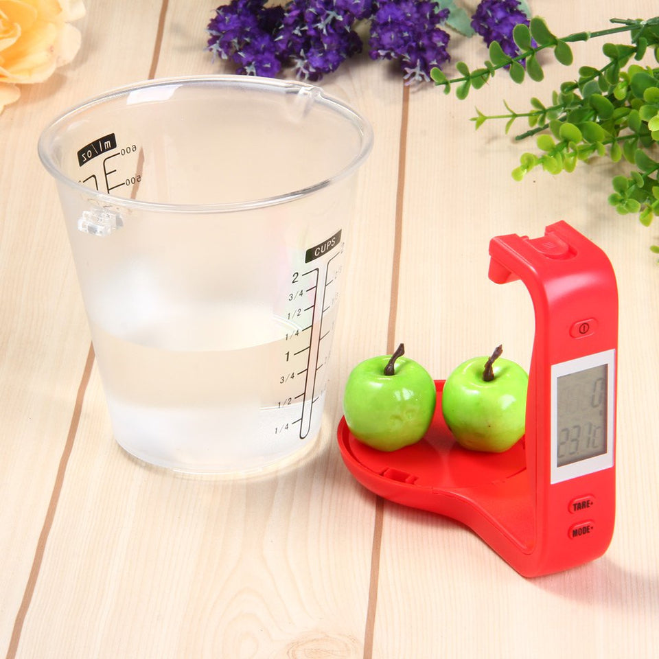 Digital Electronic Measuring Cup Kitchen Scale with LCD Display-UlGadget