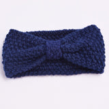 Colorful Women Chunky Cable Knitted Turban Ear Warmer Headwrap-UlGadget