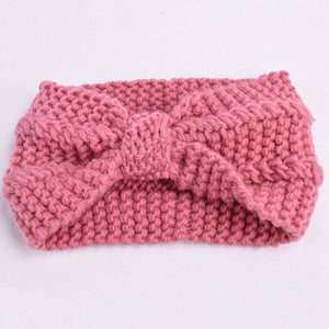 Colorful Women Chunky Cable Knitted Turban Ear Warmer Headwrap-UlGadget