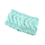 Colorful Women Chunky Cable Knitted Turban Ear Warmer Headwrap-UlGadget