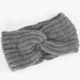 Colorful Women Chunky Cable Knitted Turban Ear Warmer Headwrap-UlGadget