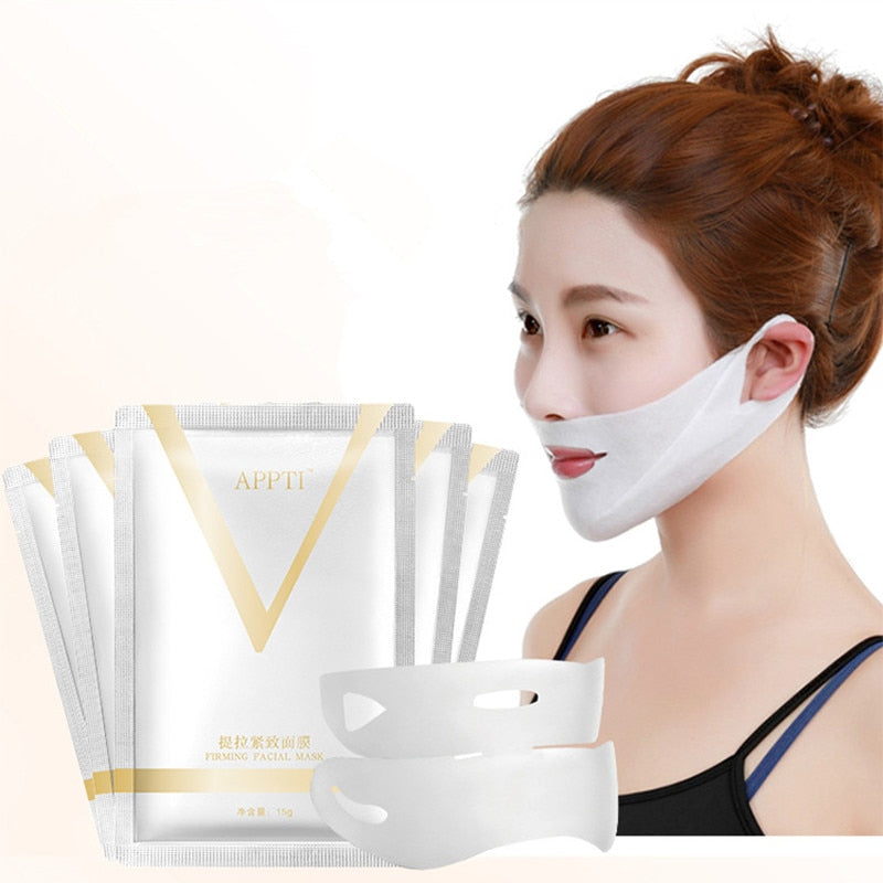 4D Miracle V-Shaped Slimming Mask Eliminate Edema Lifting Firming Thin Masseter Face Care Tool-UlGadget