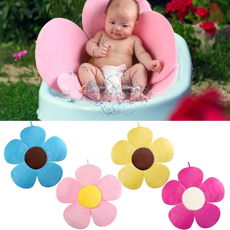 Security Petal Seat Baby Flower Pillow For Bath Time-UlGadget