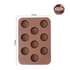 3 PCS Food Grade Silicone Chocolate Spoon Mould Shape Homemade Baking Tool-UlGadget