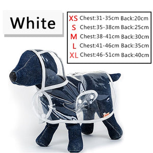 Waterproof Machiko Dog Rain Coat Light Clothes Small Dog Raincoat With Hood-UlGadget