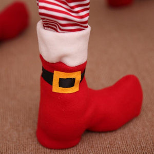 Christmas Ornament, 4PC Christmas Table Chair Leg Foot Cover Decorations Anti-slip-UlGadget