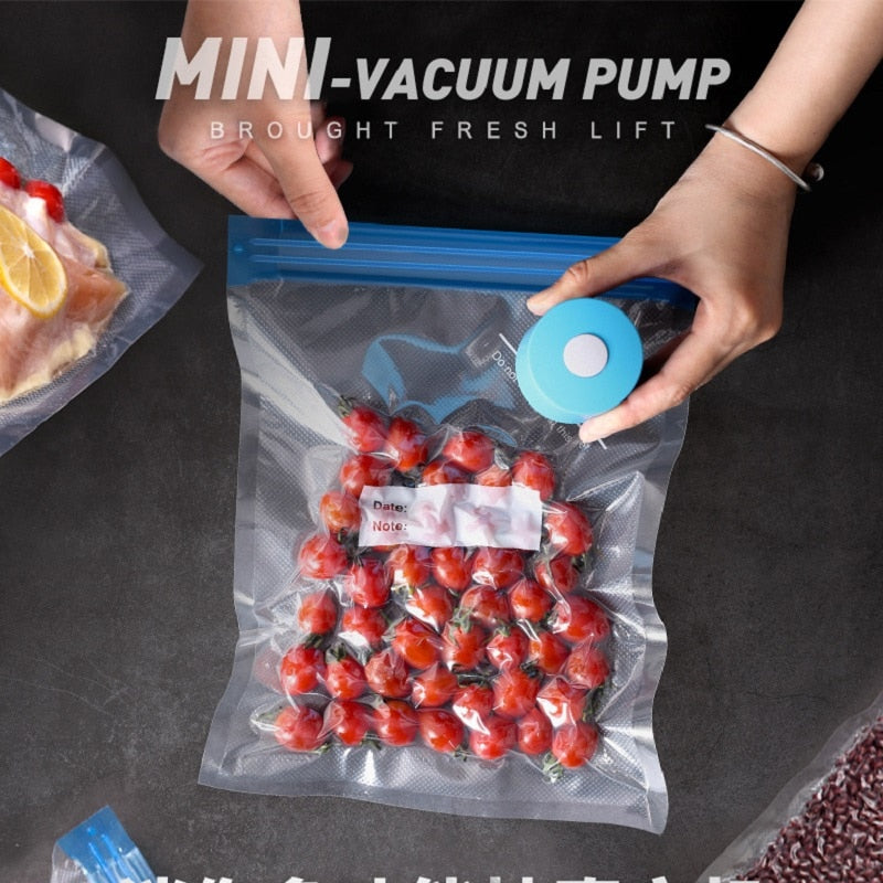 Mini Portable Sealing Automatic Compression Vacuum Pump Bags Always Fresh Seal Vac Food Kitchen tools-UlGadget