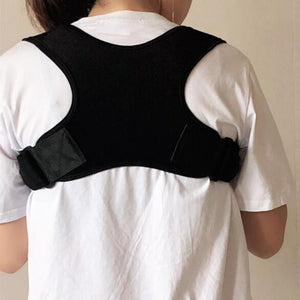 Adjustable Posture Fixer Corrector Shoulder Back Support Belt-UlGadget