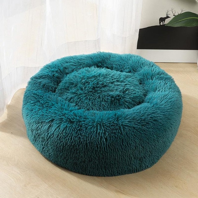 Colorful Ultra Soft Washable Comfy Claming Donut Pet Bed-UlGadget