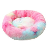 Colorful Ultra Soft Washable Comfy Claming Donut Pet Bed-UlGadget