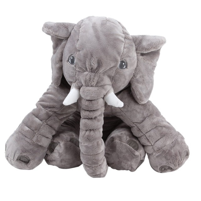 65cm Big Gray Super Soft Sleeping Back Elephant Pillow Doll-UlGadget