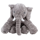 65cm Big Gray Super Soft Sleeping Back Elephant Pillow Doll-UlGadget