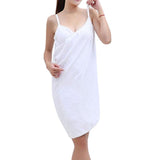 Towel Dress - Wearable Towel Womens Lady Fast Drying Beach Spa Magical Nightwear Sleeping-UlGadget