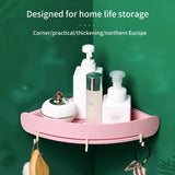 Organizer Snap Up Bathroom Shelf Caddy Shelf Shower Storage Wall Holder Shampoo Gadgets-UlGadget