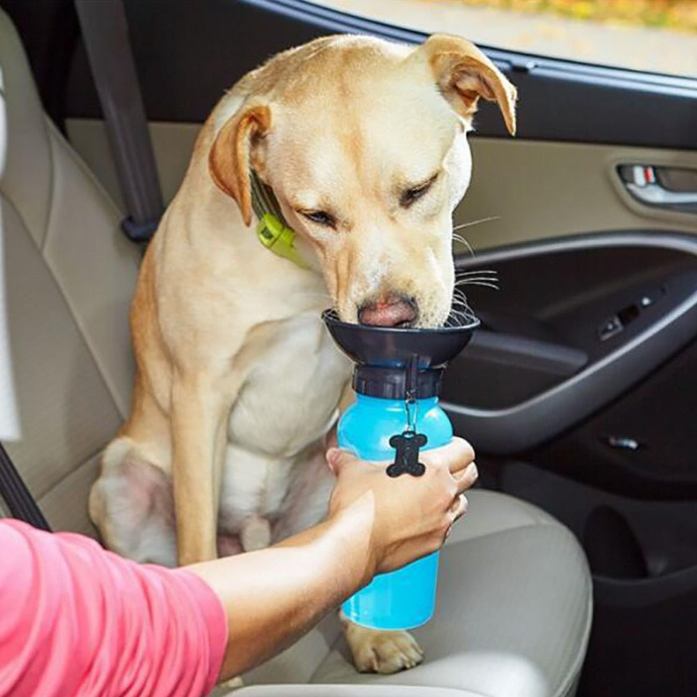 H2O Dog Water Bottle Sports Squeeze Type Puppy Cat Portable Travel Outdoor-UlGadget