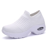 Women's Slip On Shoes Platform Sock Sneakers Flat Breathable Mesh-UlGadget