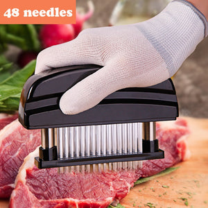 48 Blades Needle Meat Maximizer Stainless Steel Meat Beaf Steak Cooking Tools-UlGadget