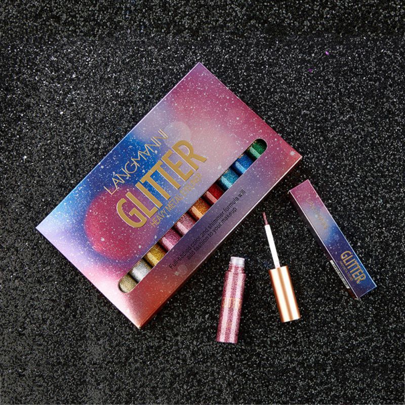 10PCS/Set Waterproof Colorful Long Lasting Liquid Glitter Shining Shimmer Eyeliner-UlGadget