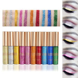 10PCS/Set Waterproof Colorful Long Lasting Liquid Glitter Shining Shimmer Eyeliner-UlGadget