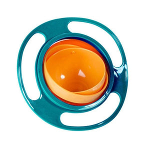 Baby Learning Feeding Toy Dishes 360 Rotate Spill-Proof Plastic Bowl-UlGadget