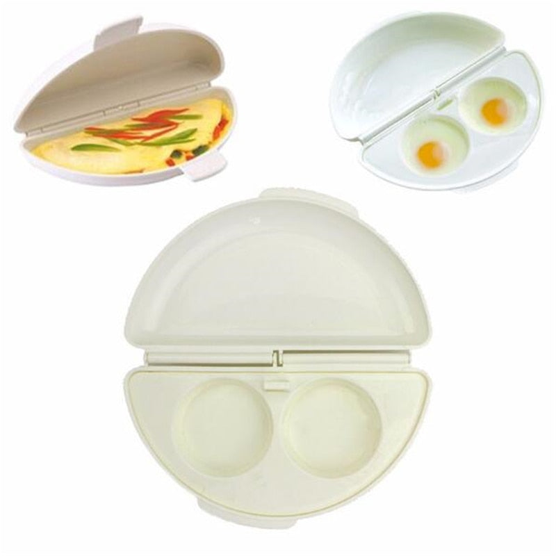 Two Eggs Microwave Effortless Omelet Cooker Pan-UlGadget