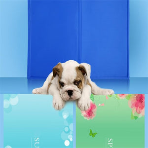 SOFT COOLING GEL PAD Dog Canine Pet Bed Non Toxic Pet Cooling Pad Cushion Summer-UlGadget