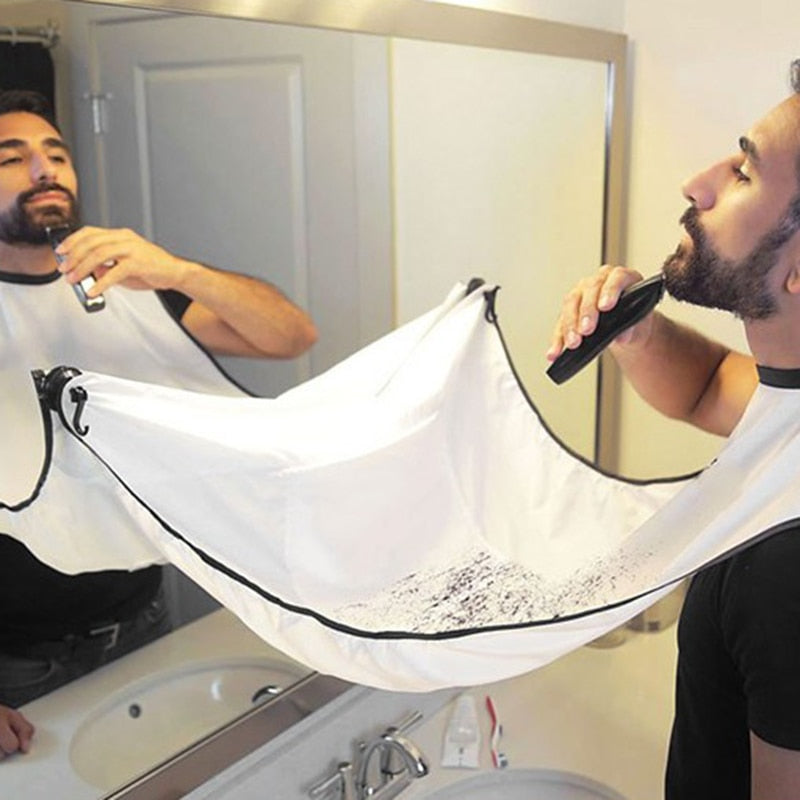 120x80cm Polyester Beard Care Shave Clean Apron-UlGadget