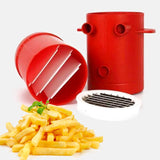 Instant Perfect Fries Maker 2 In1 Copper Slicers Jiffy Cooking Tools Chopper-UlGadget