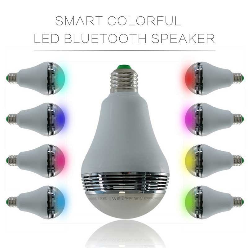 LED Bluetooth Light Bulb 4.0 LED Wireless Audio Speaker Color Changing-UlGadget