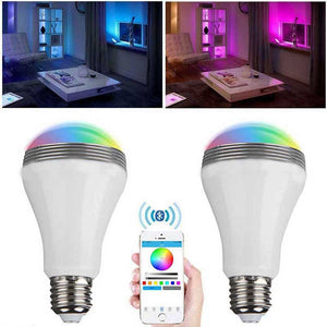 LED Bluetooth Light Bulb 4.0 LED Wireless Audio Speaker Color Changing-UlGadget