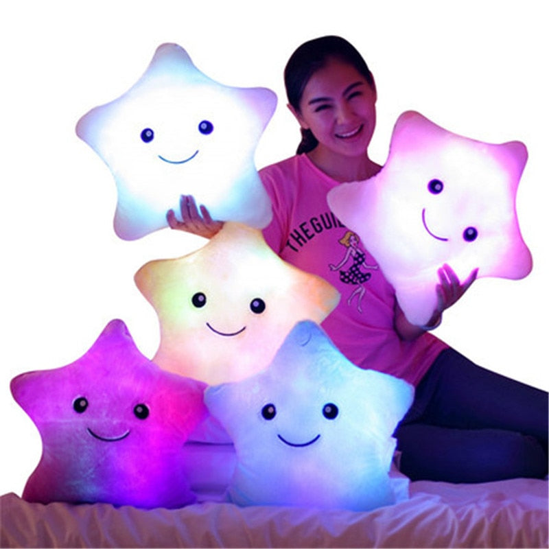 5 Colors Luminous Star Pillow Colorful Led Light Toys-UlGadget