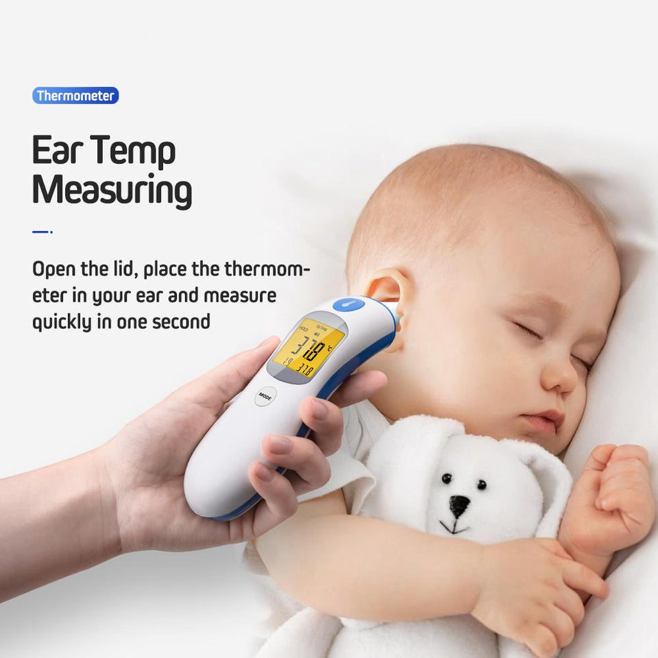 Muti-fuction Baby/Adult Digital Thermometer Infrared Forehead Body Gun Non-Contact Temperature Measurement Device-UlGadget