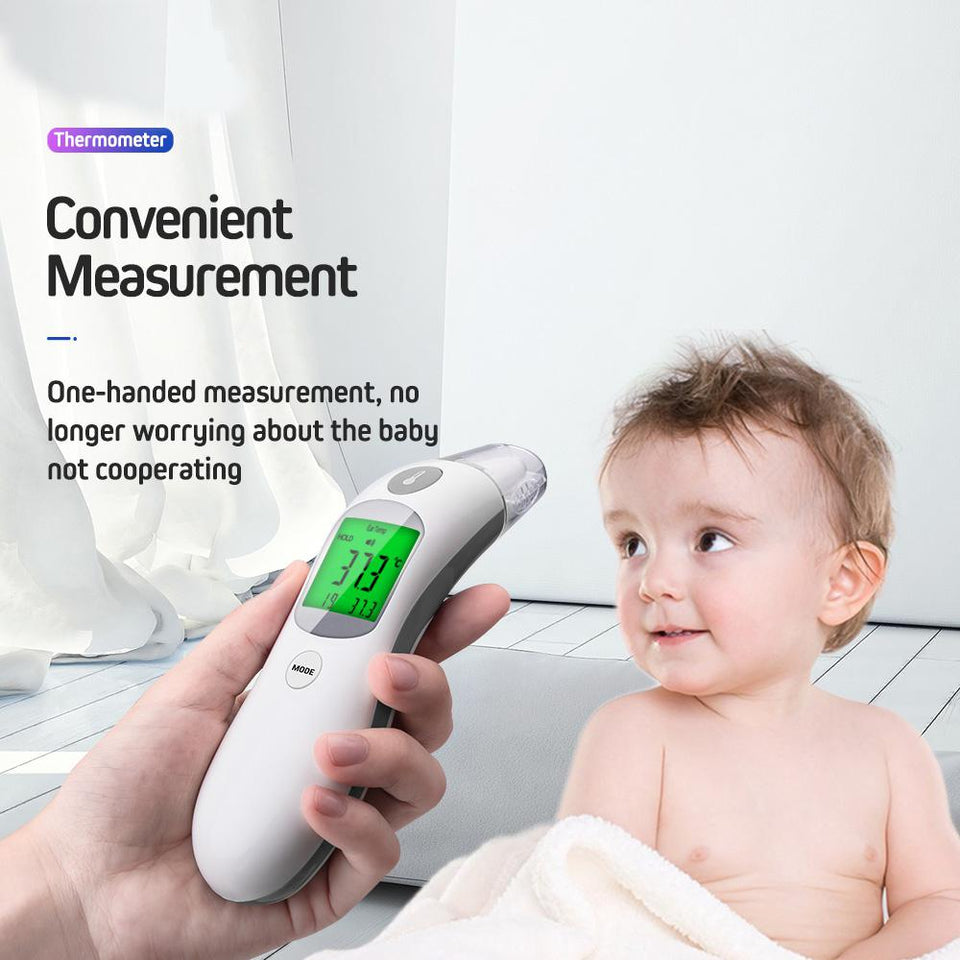 Muti-fuction Baby/Adult Digital Thermometer Infrared Forehead Body Gun Non-Contact Temperature Measurement Device-UlGadget