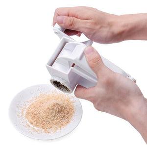 Stainless Steel + ABS Rotary Cheese Grater Shredder Vegetable Cutter Slicer-UlGadget