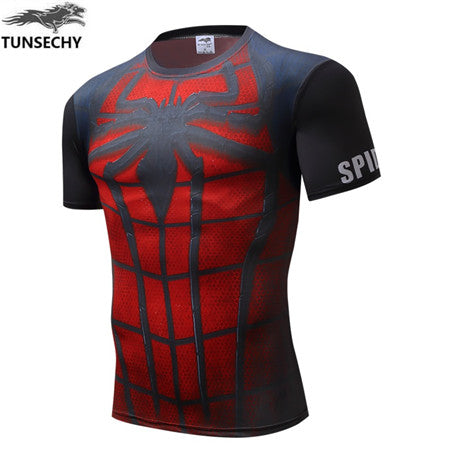 Superman Batman Tops The Flash T-shirts Fitness Crossfit Tees Bodybuilding-UlGadget