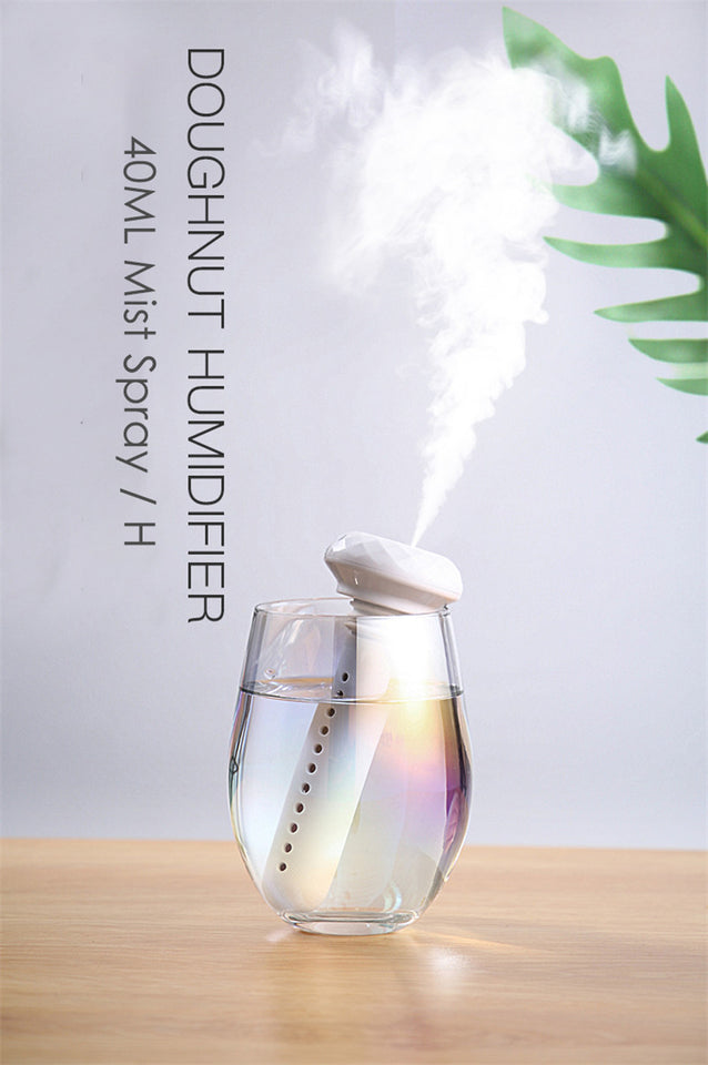 USB Portable Home Office Air Mist Humidifier Diamond Bottle Aroma Diffuser-UlGadget