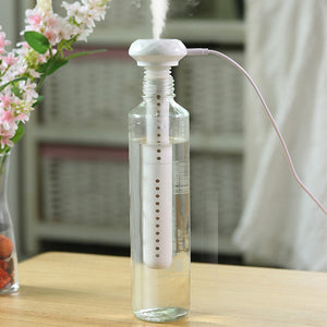 USB Portable Home Office Air Mist Humidifier Diamond Bottle Aroma Diffuser-UlGadget