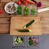 Vegetable Kitchen Smooth Multifunction Bamboo Cutting Board With Storage Box-UlGadget