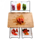 Vegetable Kitchen Smooth Multifunction Bamboo Cutting Board With Storage Box-UlGadget