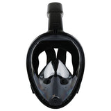 Adjustable Strap Underwater Anti Fog Breathable Full Face Snorkeling Mask-UlGadget